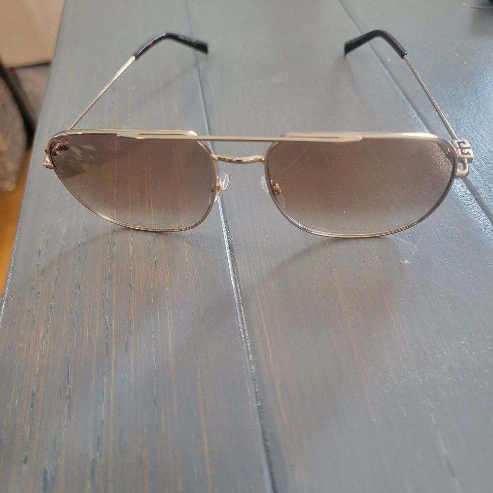 Givenchy GV-7195-S - J5G/JL Unisex Gold Metal Frame Brown Gradient Sunglasses - Picture 4 of 12